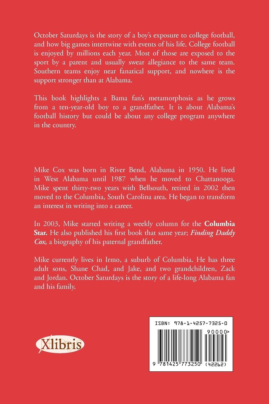 Rückseitencover October Saturdays