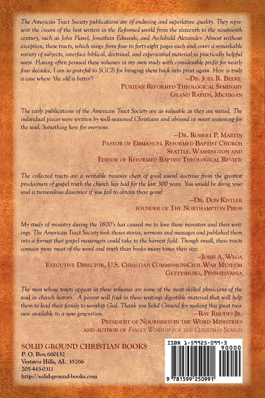 Rückseitencover The Publications of the American Tract Society