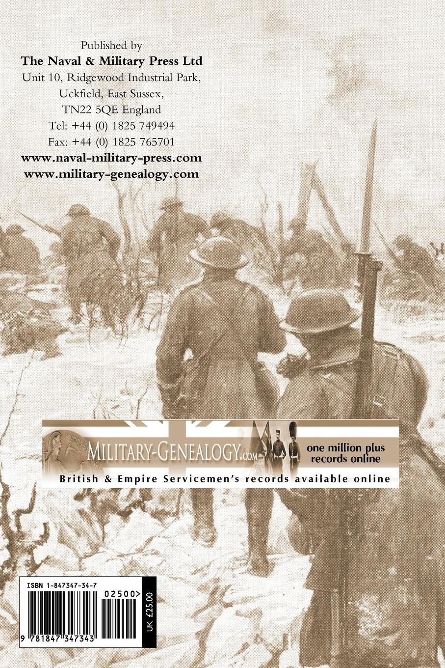 Rückseitencover GREEN HOWARDS IN THE GREAT WAR