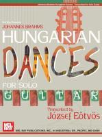Vorderes Coverbild Johannes Brahms: Hungarian Dances for Solo Guitar