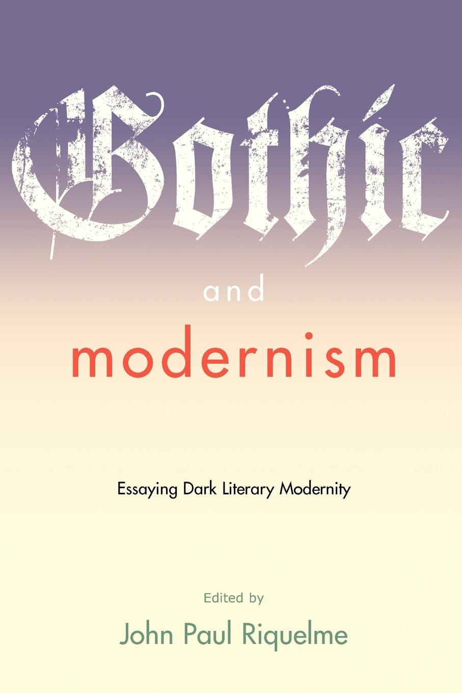Vorderes Coverbild Gothic and Modernism