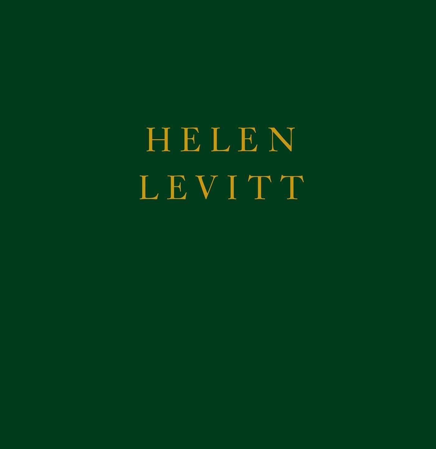 Vorderes Coverbild Helen Levitt