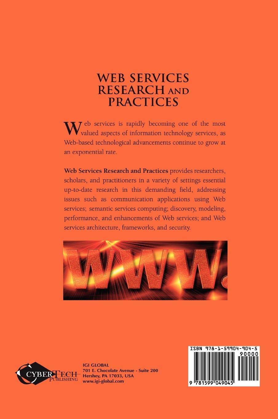Rückseitencover Web Services Research and Practices