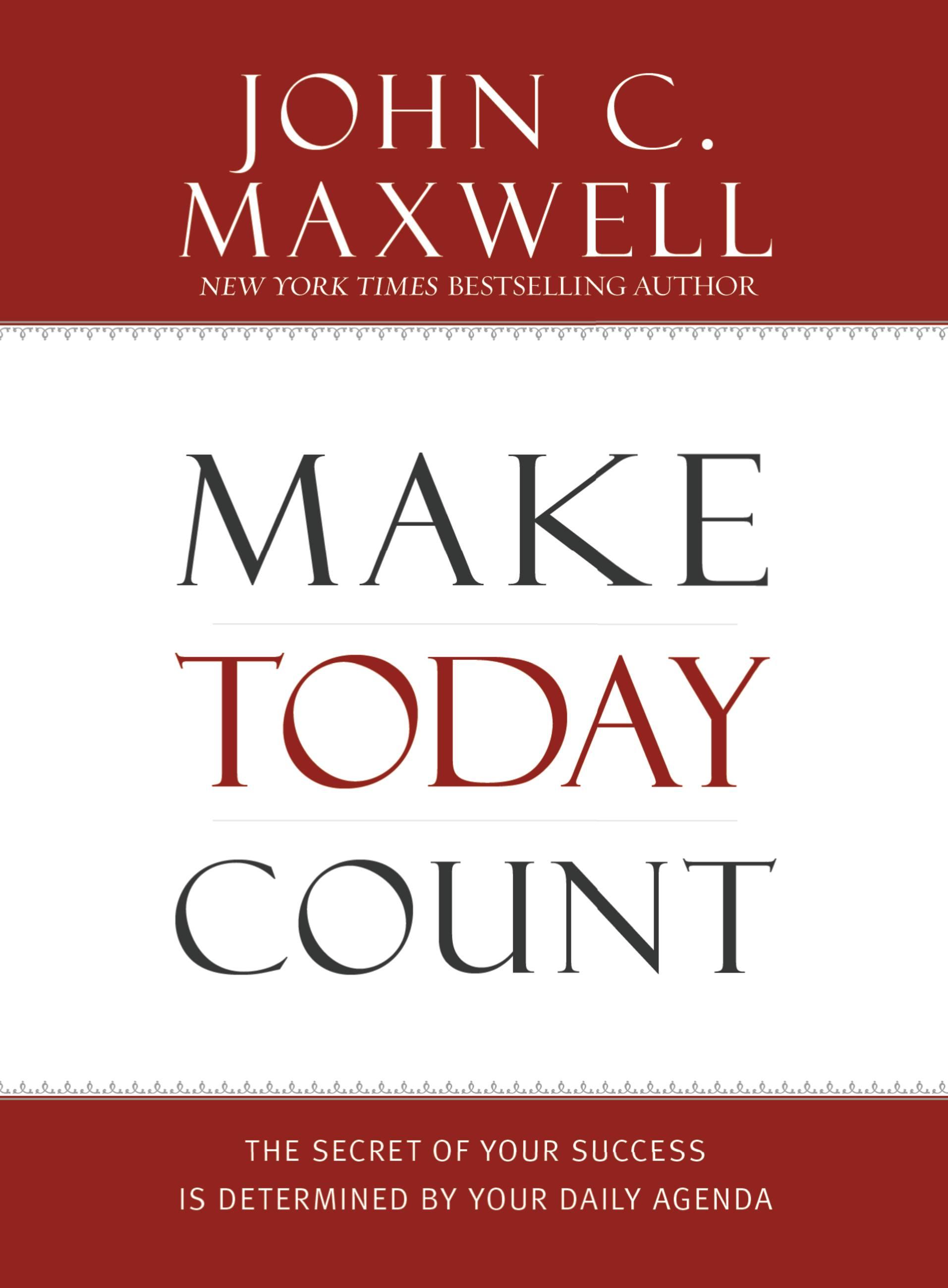 Vorderes Coverbild Make Today Count