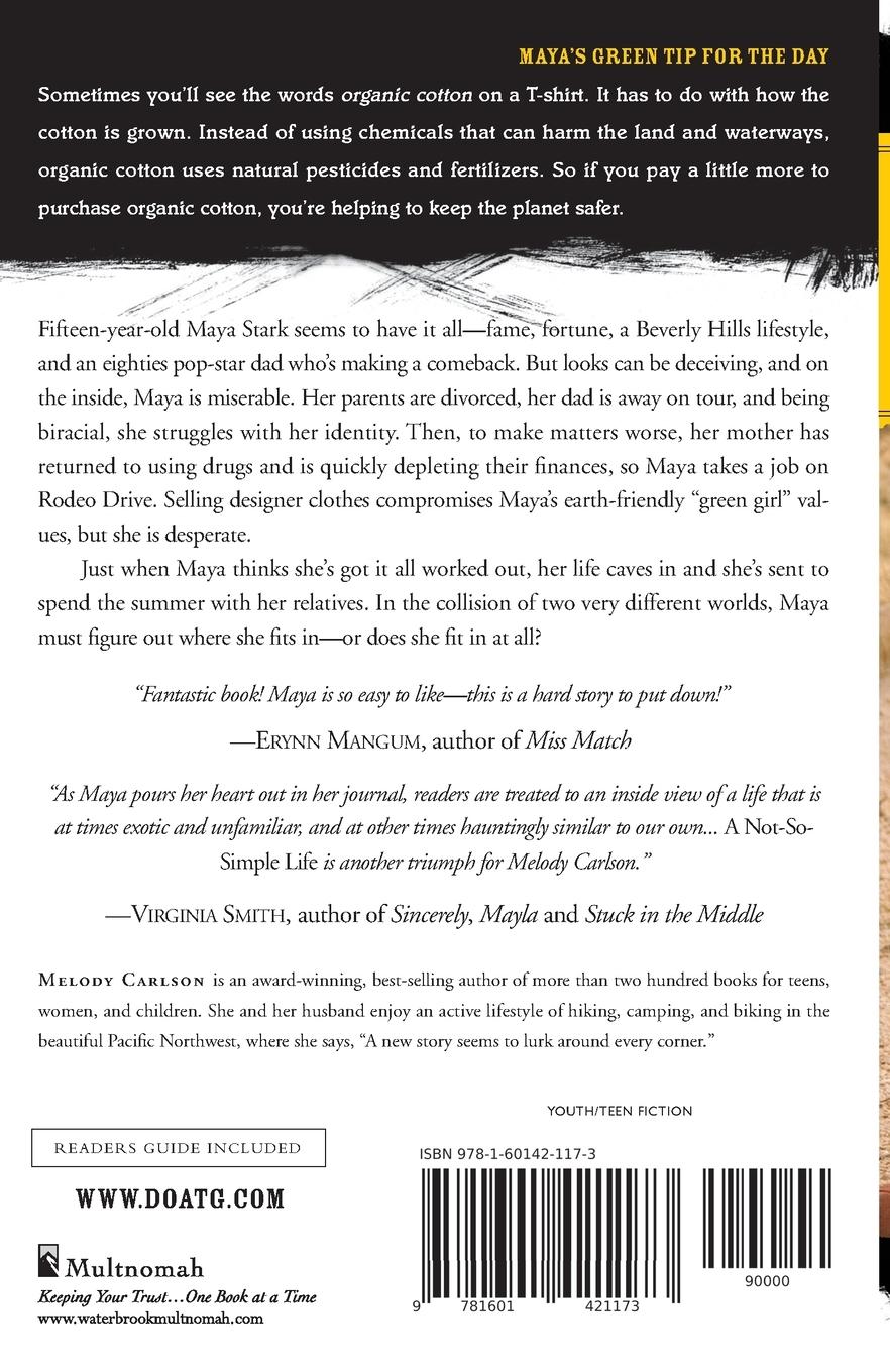 Rückseitencover A Not-So-Simple Life