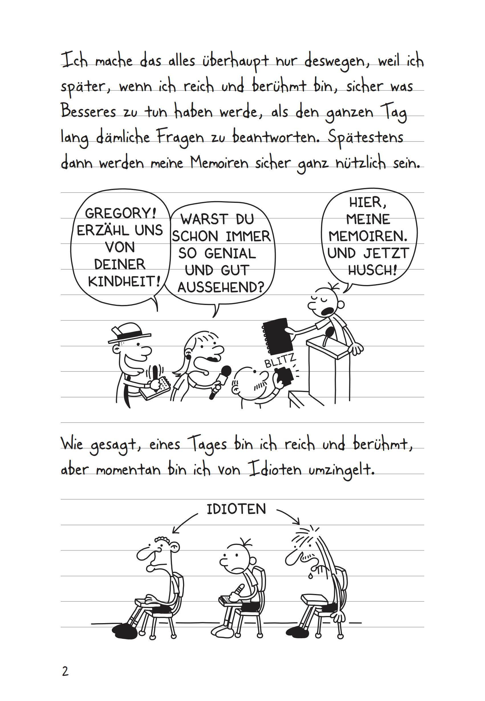 Beispielinhalt (Bild) Gregs Tagebuch 01: Von Idioten umzingelt!