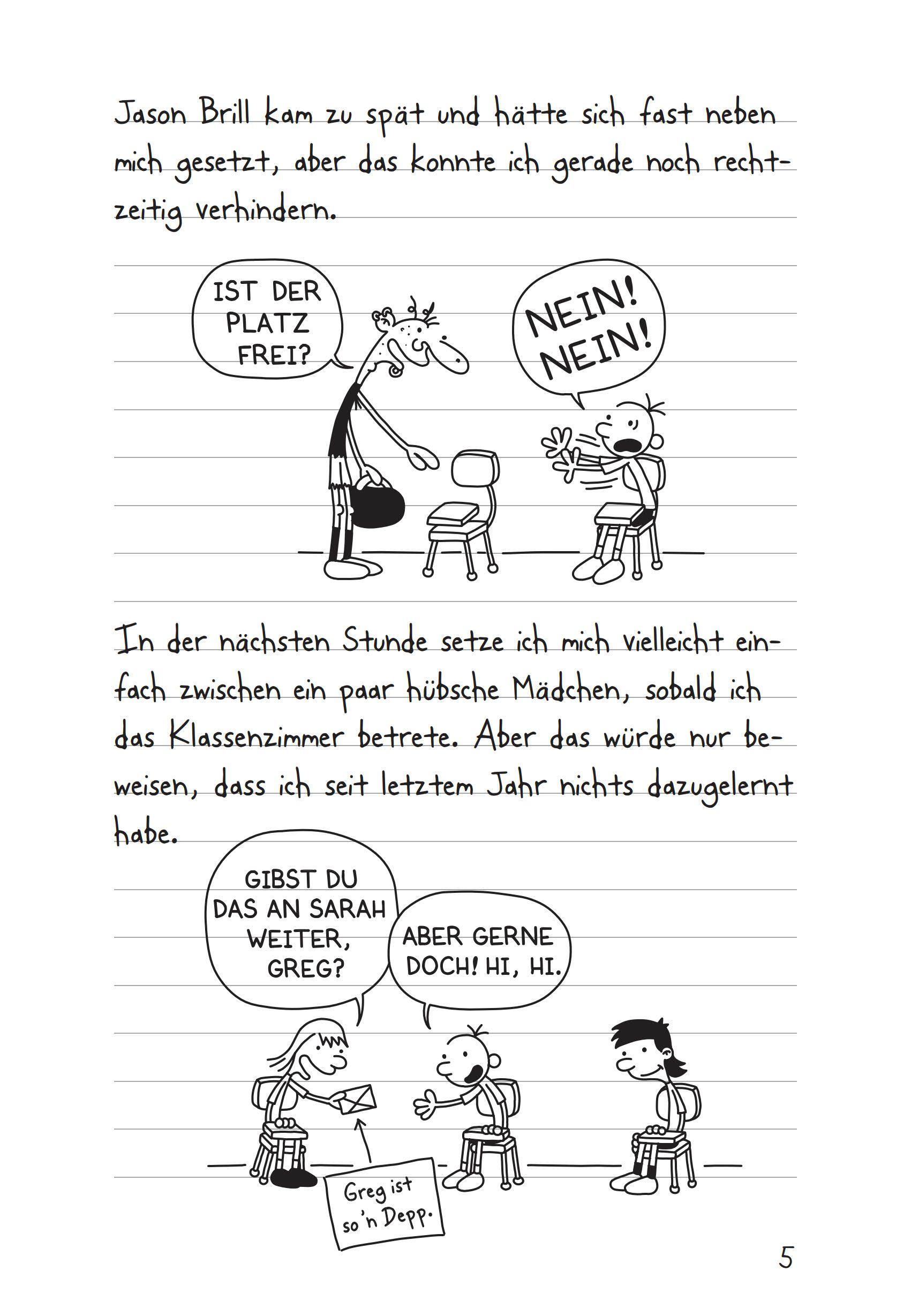 Beispielinhalt (Bild) Gregs Tagebuch 01: Von Idioten umzingelt!