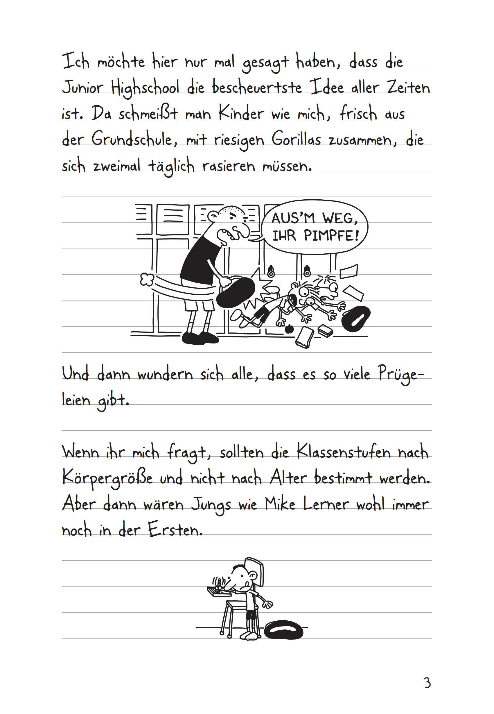 Beispielinhalt (Bild) Gregs Tagebuch 01: Von Idioten umzingelt!