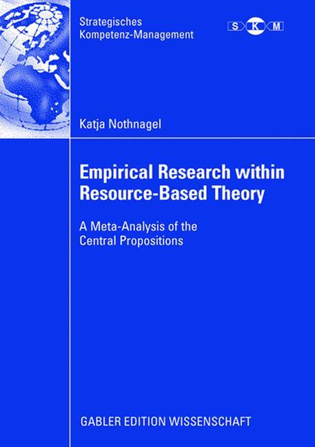 Vorderes Coverbild Empirical Research within Resource-Based Theory