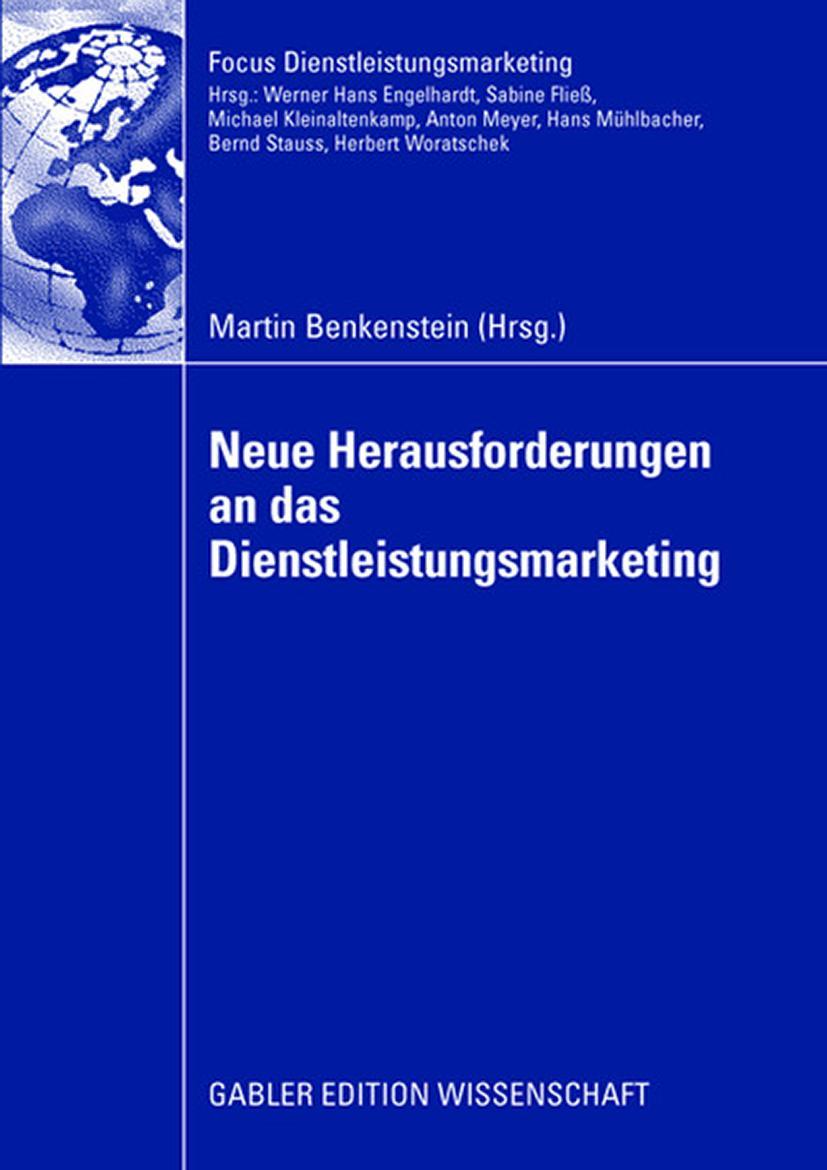 Vorderes Coverbild Neue Herausforderungen an das Dienstleistungsmarketing