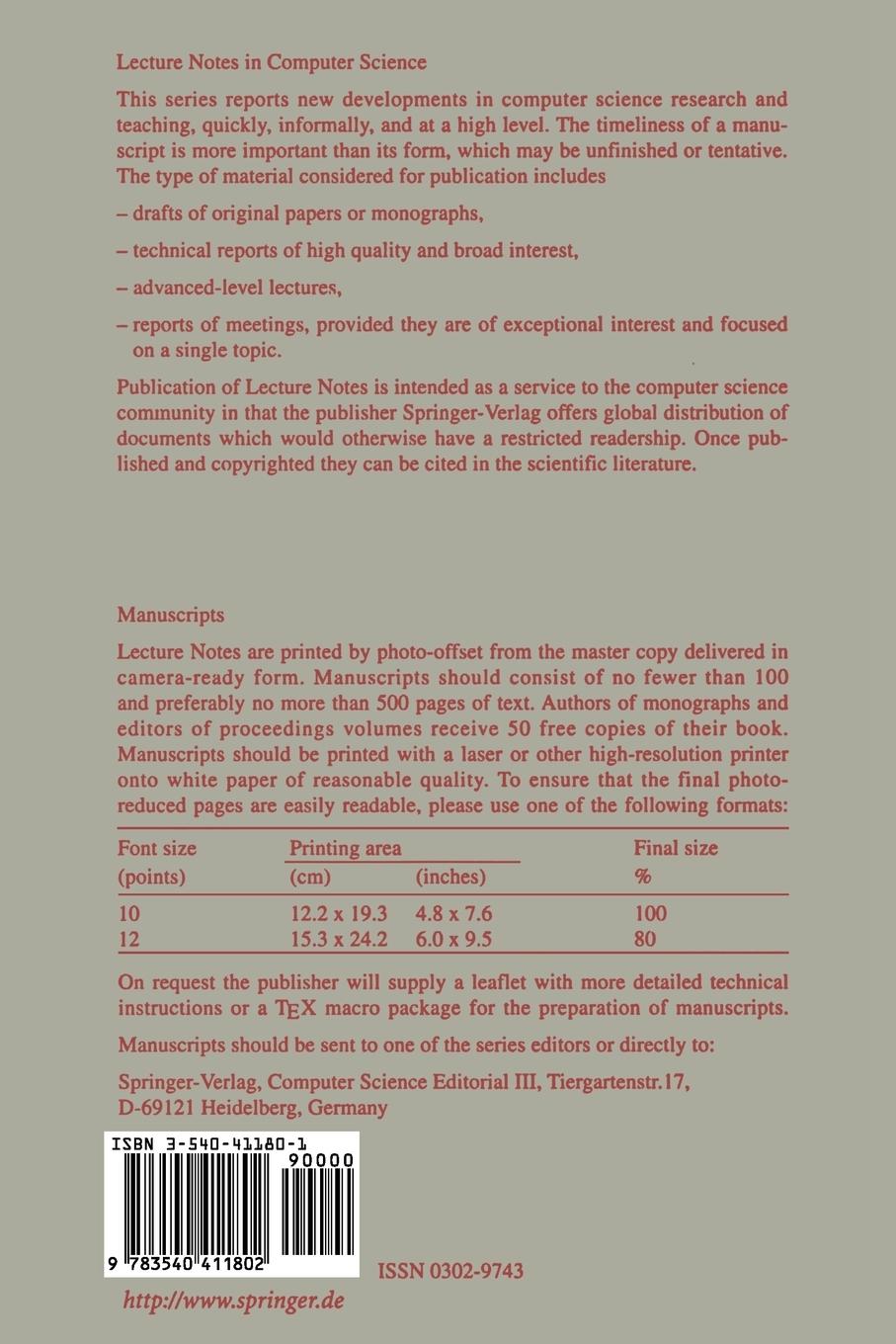 Rückseitencover Advances in Multimodal Interfaces - ICMI 2000