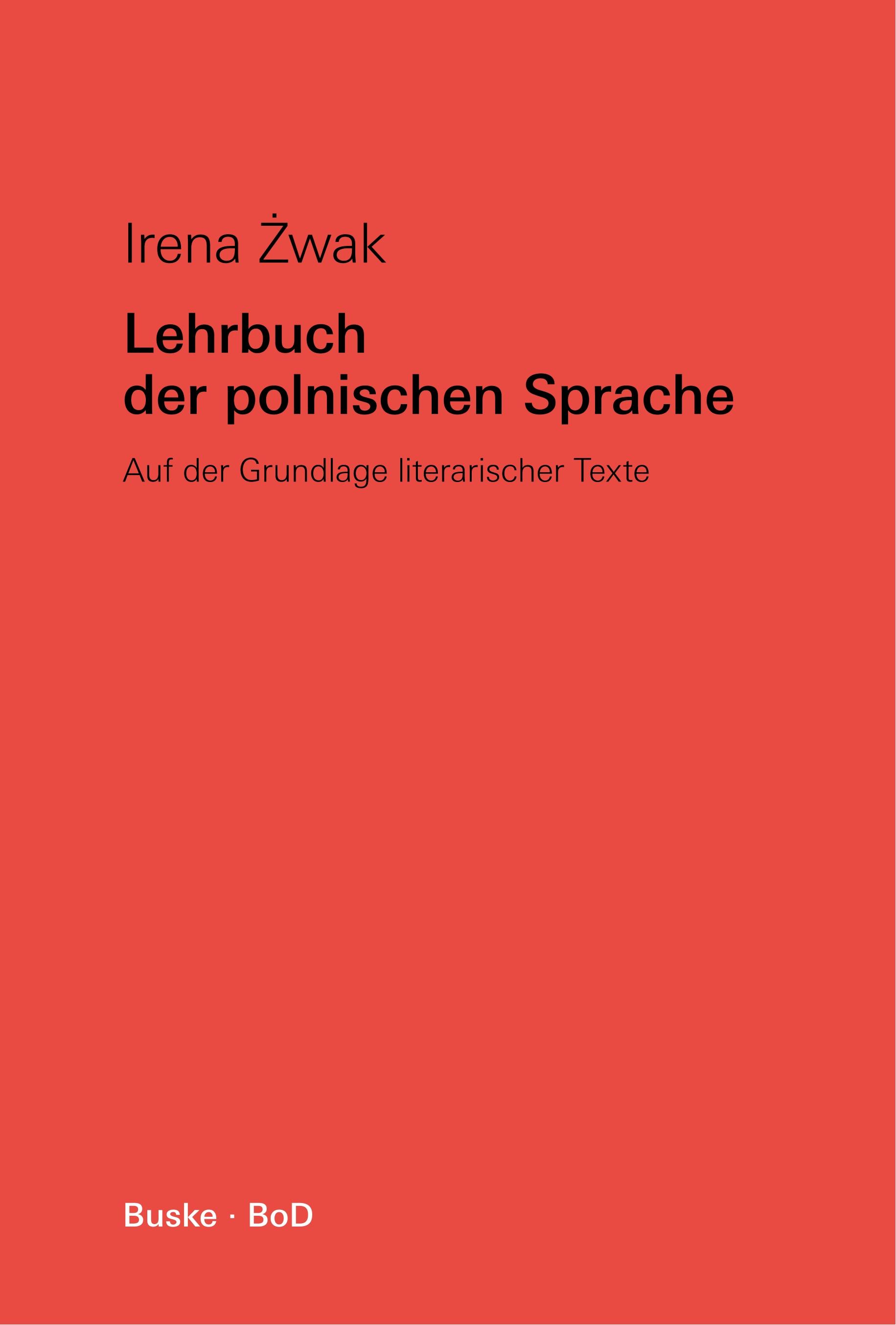 Vorderes Coverbild Lehrbuch der polnischen Sprache