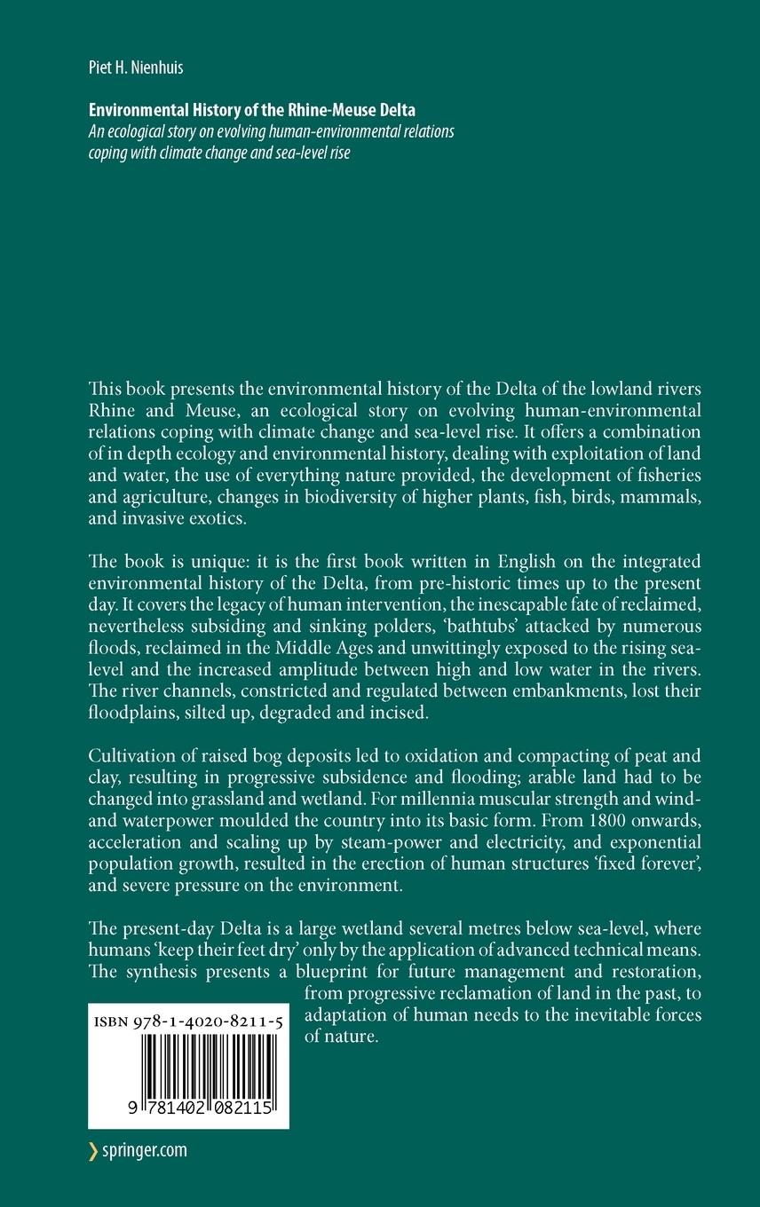 Rückseitencover Environmental History of the Rhine-Meuse Delta