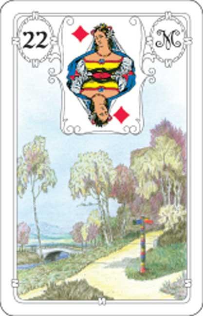 Beispielinhalt (Bild) Lenormand "Weiße Eule"