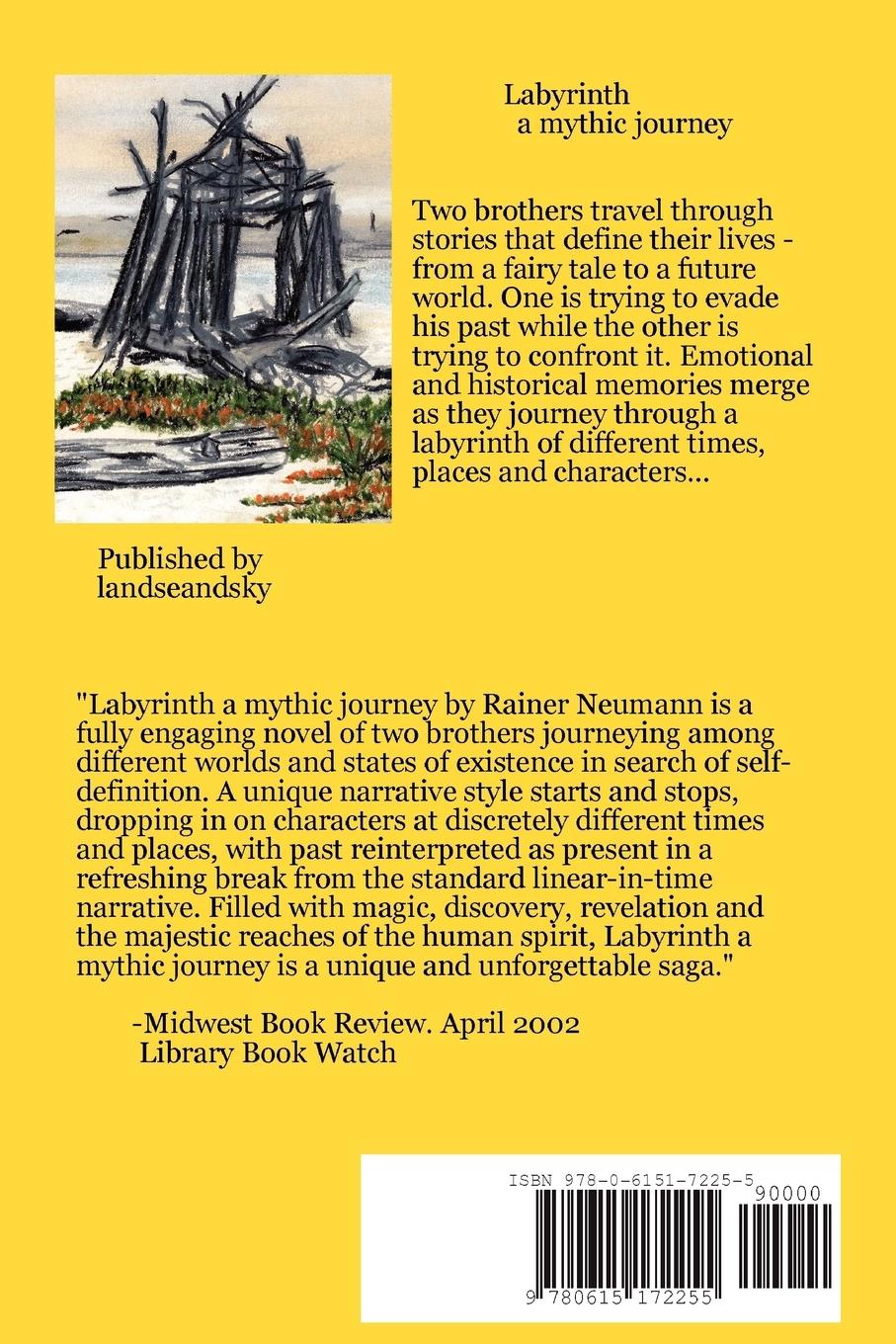 Rückseitencover Labyrinth a Mythic Journey