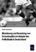 Vorderes Coverbild Bilanzierung und Bewertung von Humankapital am Beispiel des Profifußballs in Deutschland