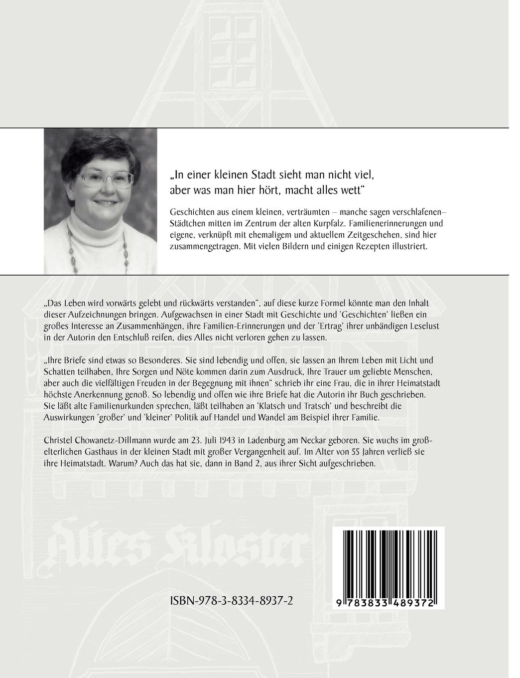 Rückseitencover Geschichten aus Ladenburg und Anderswo, Band 2