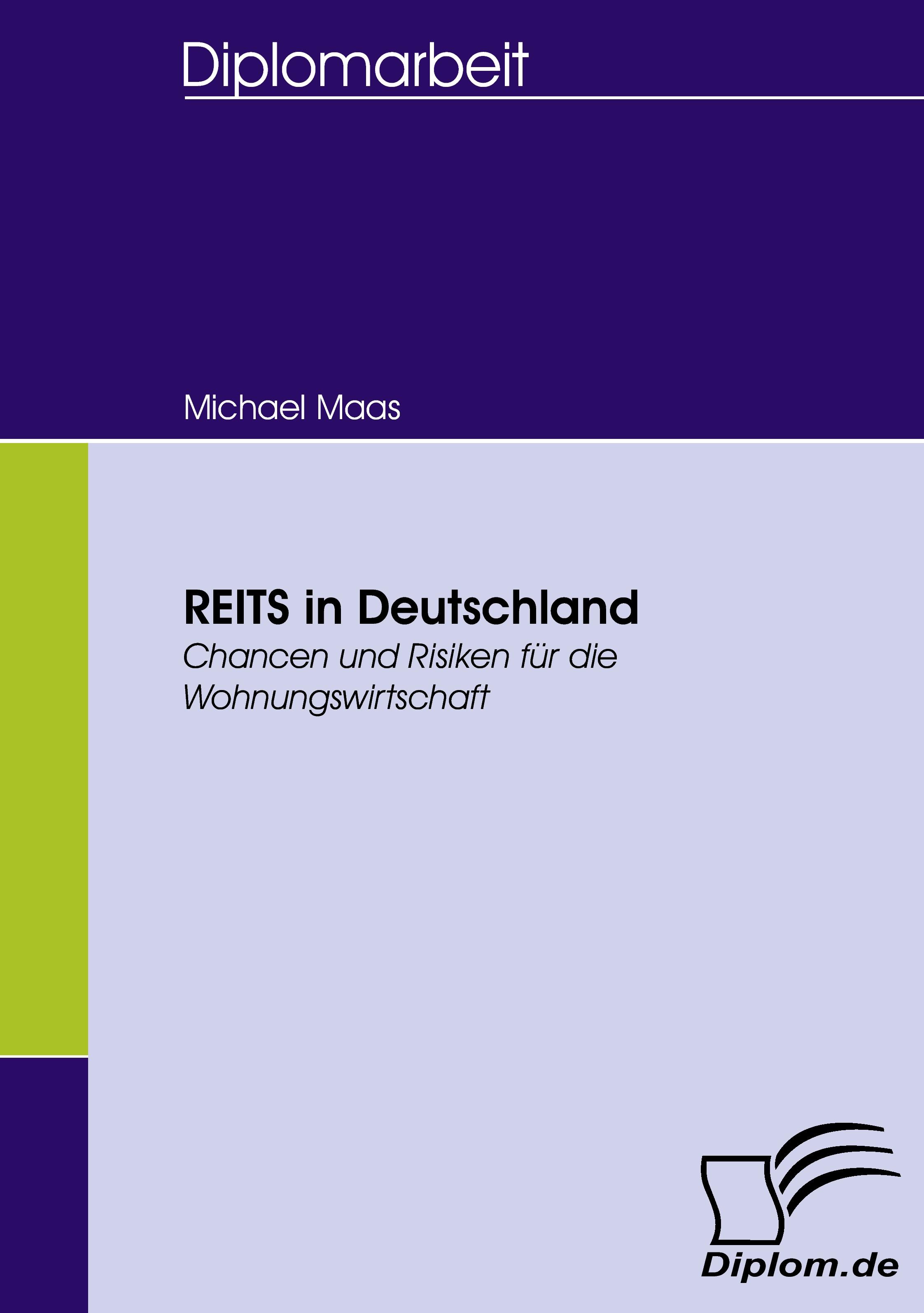 Vorderes Coverbild REITS in Deutschland