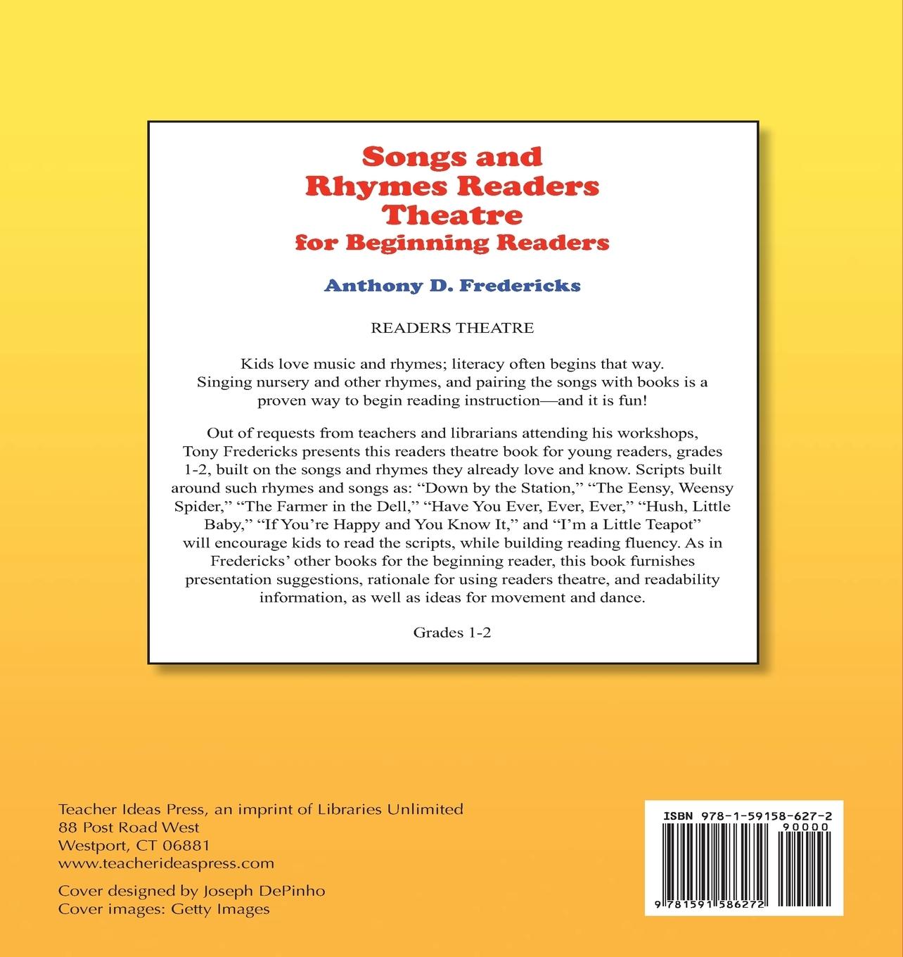 Rückseitencover Songs and Rhymes Readers Theatre for Beginning Readers
