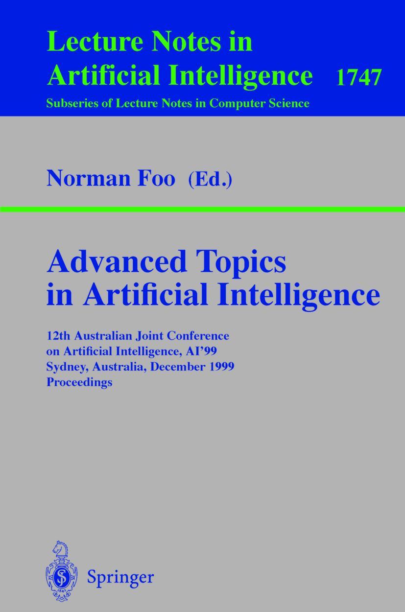 Vorderes Coverbild Advanced Topics in Artificial Intelligence