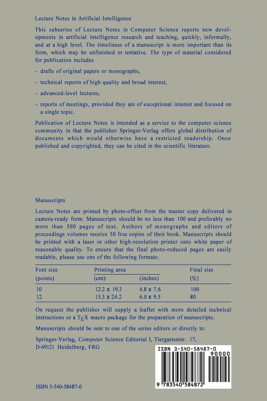 Rückseitencover A Future for Knowledge Acquisition