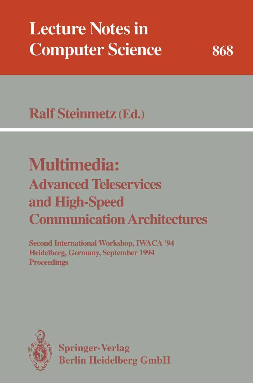 Vorderes Coverbild Multimedia: Advanced Teleservices and High-Speed Communication Architectures