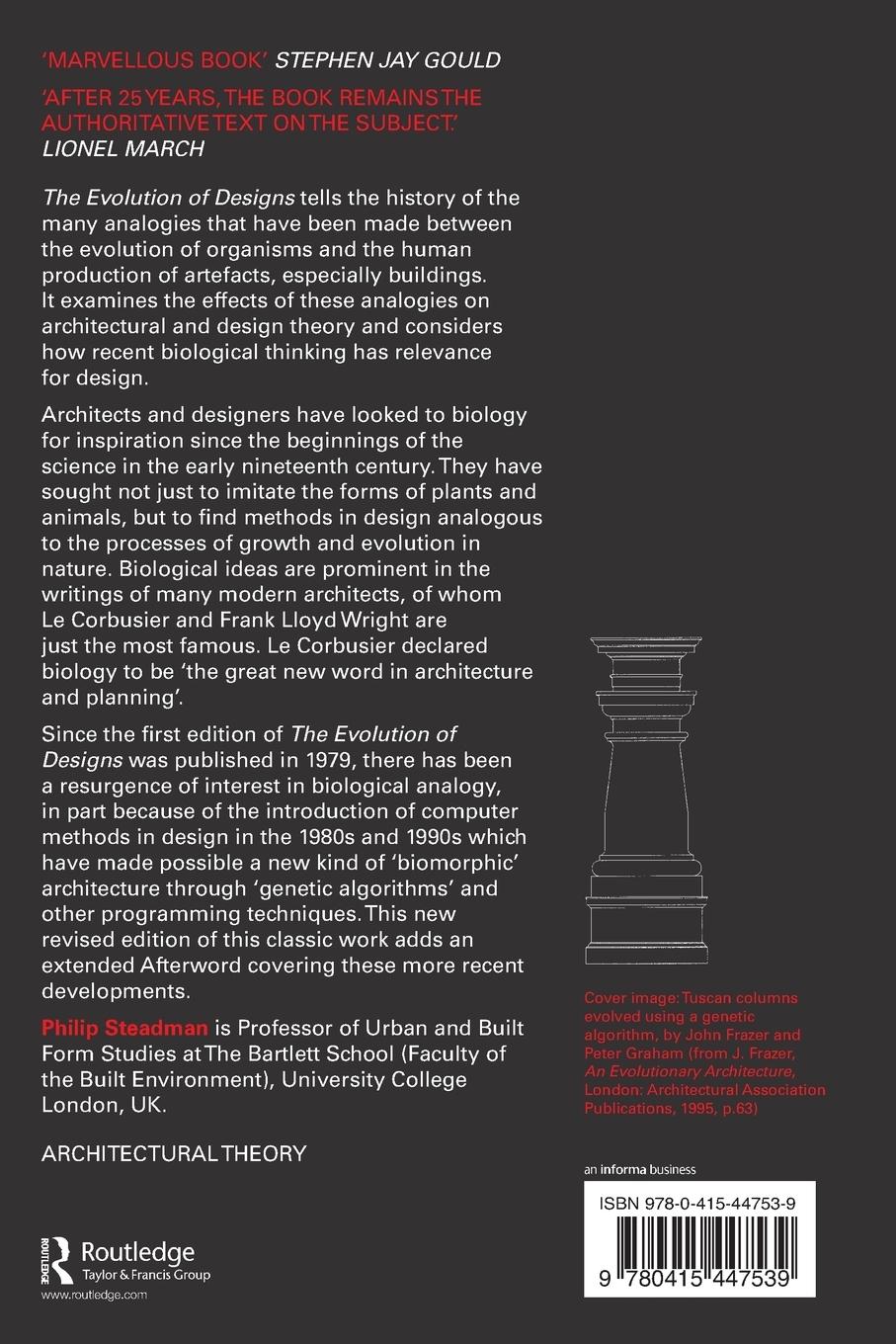Rückseitencover The Evolution of Designs