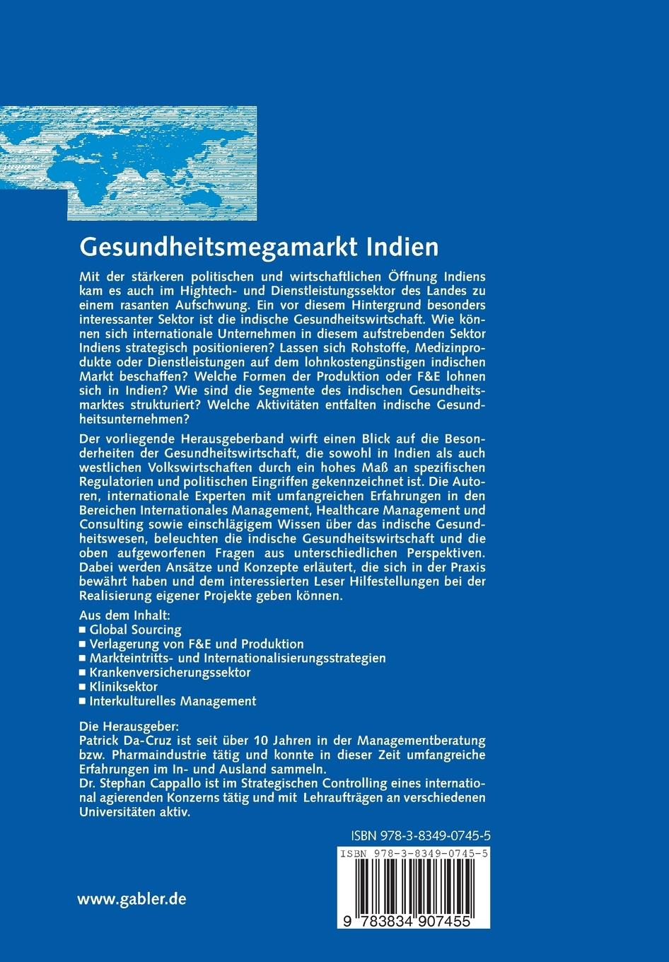 Rückseitencover Gesundheitsmegamarkt Indien