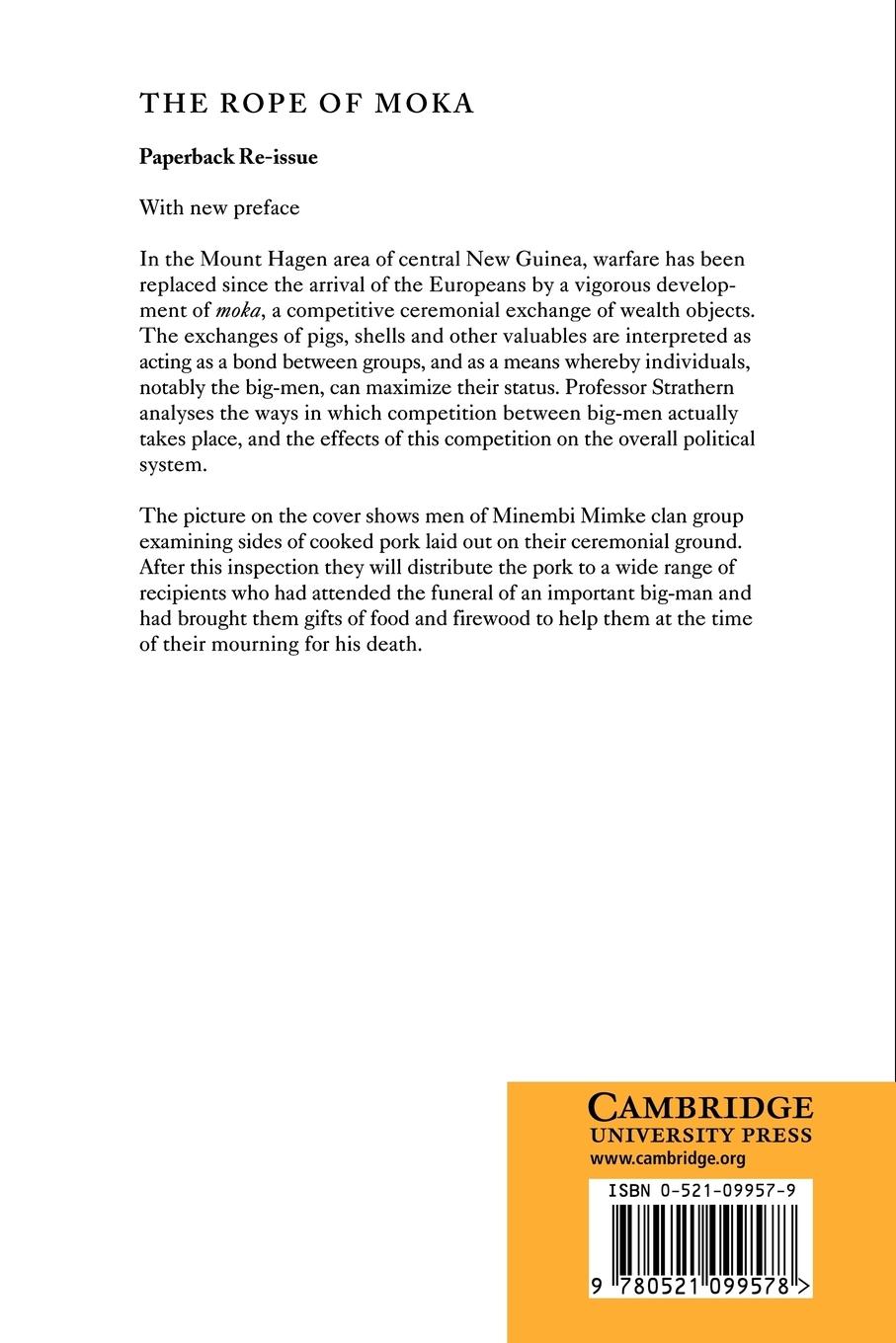 Rückseitencover The Rope of Moka