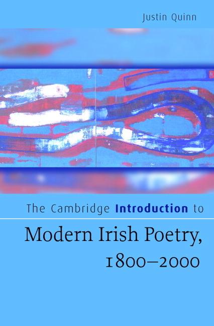 Vorderes Coverbild The Cambridge Introduction to Modern Irish Poetry, 1800-2000