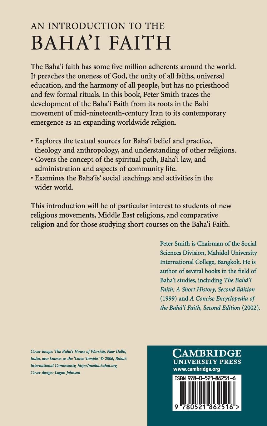 Rückseitencover An Introduction to the Baha'i Faith