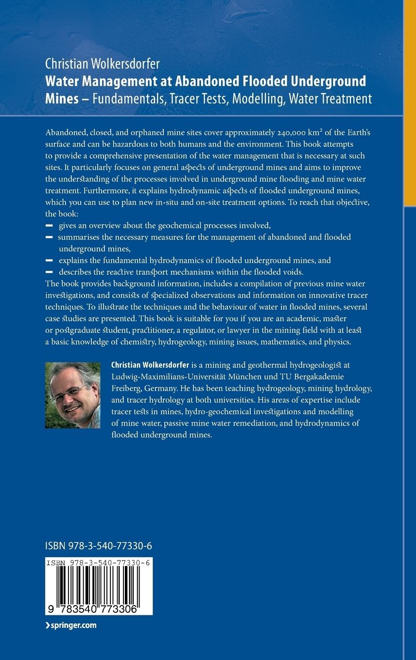 Rückseitencover Water Management at Abandoned Flooded Underground Mines