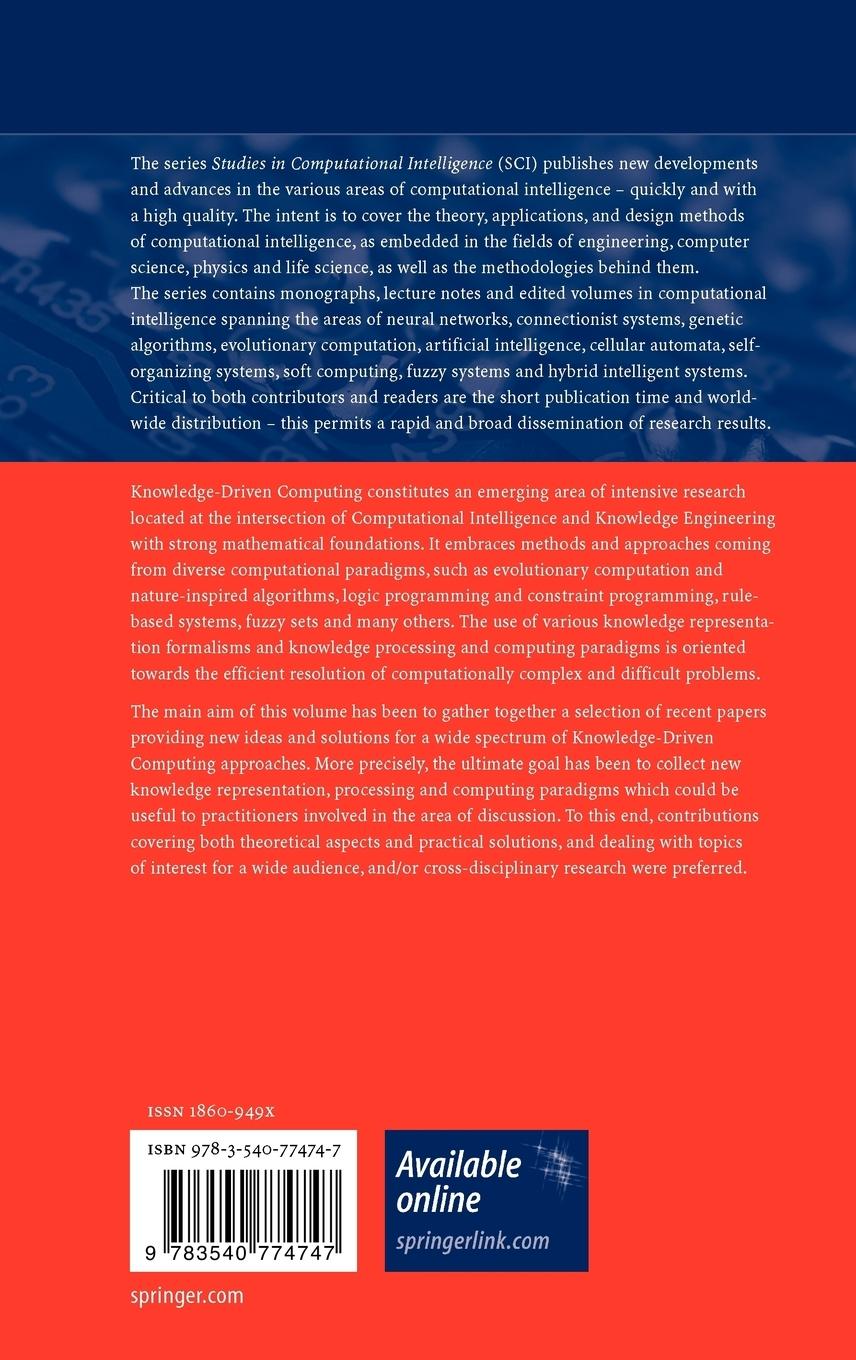 Rückseitencover Knowledge-Driven Computing