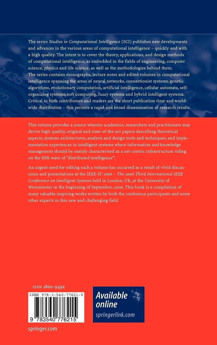 Rückseitencover Intelligent Techniques and Tools for Novel System Architectures