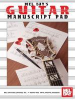 Vorderes Coverbild Guitar Manuscript Pad