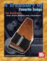 Vorderes Coverbild A Treasury of Favorite Songs for Autoharp, Guitar, Ukulele, Mandolin, Banjo, and Keyboard