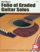 Vorderes Coverbild Folio of Graded Guitar Solos, Volume I