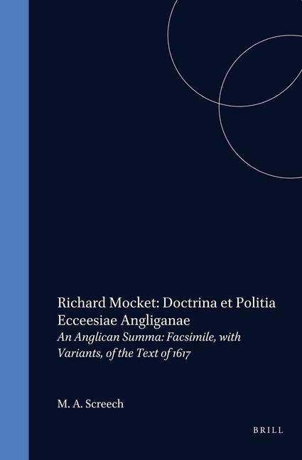 Vorderes Coverbild Richard Mocket: Doctrina Et Politia Ecclesiae Anglicanae