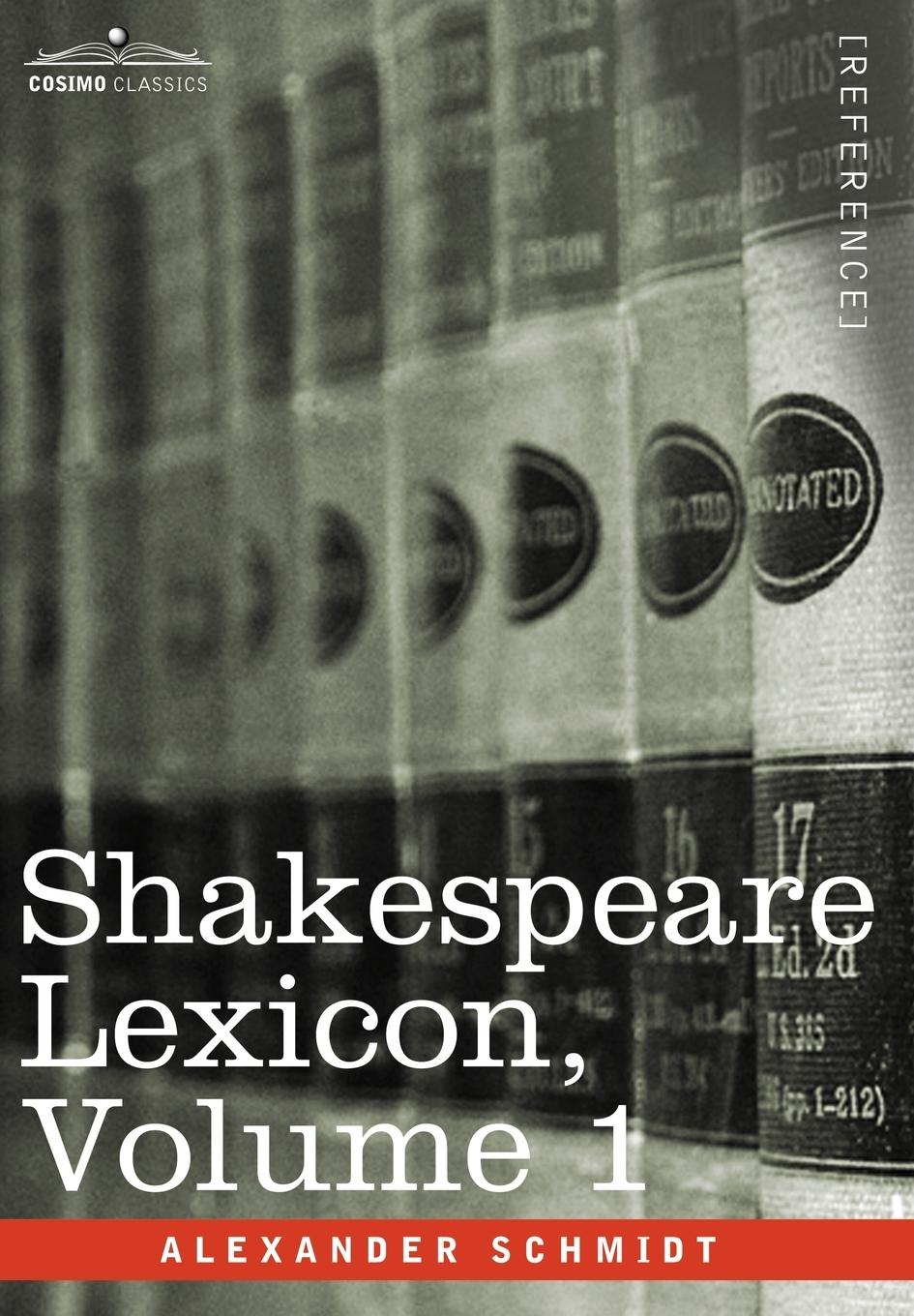 Vorderes Coverbild Shakespeare Lexicon, Vol. 1