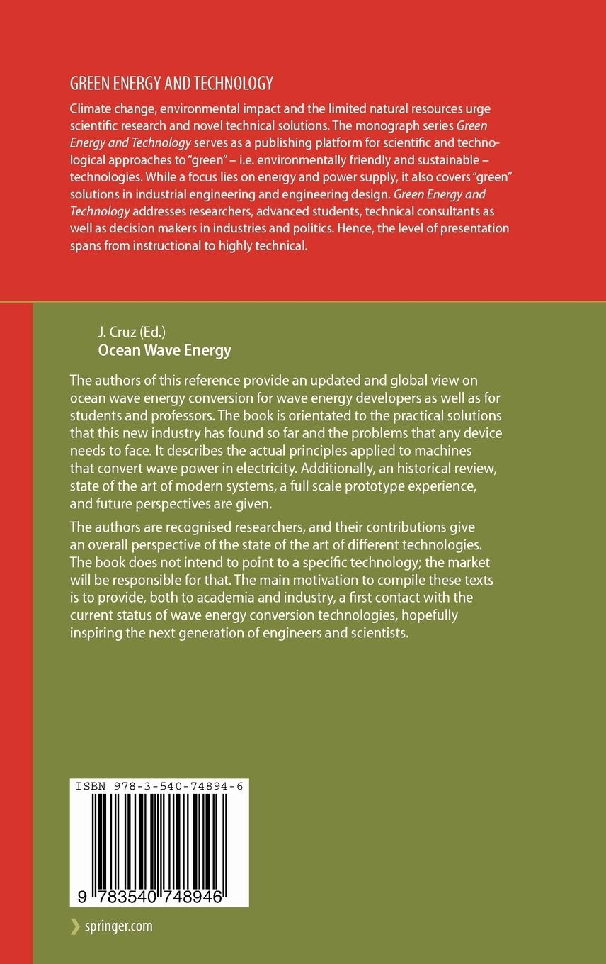 Rückseitencover Ocean Wave Energy
