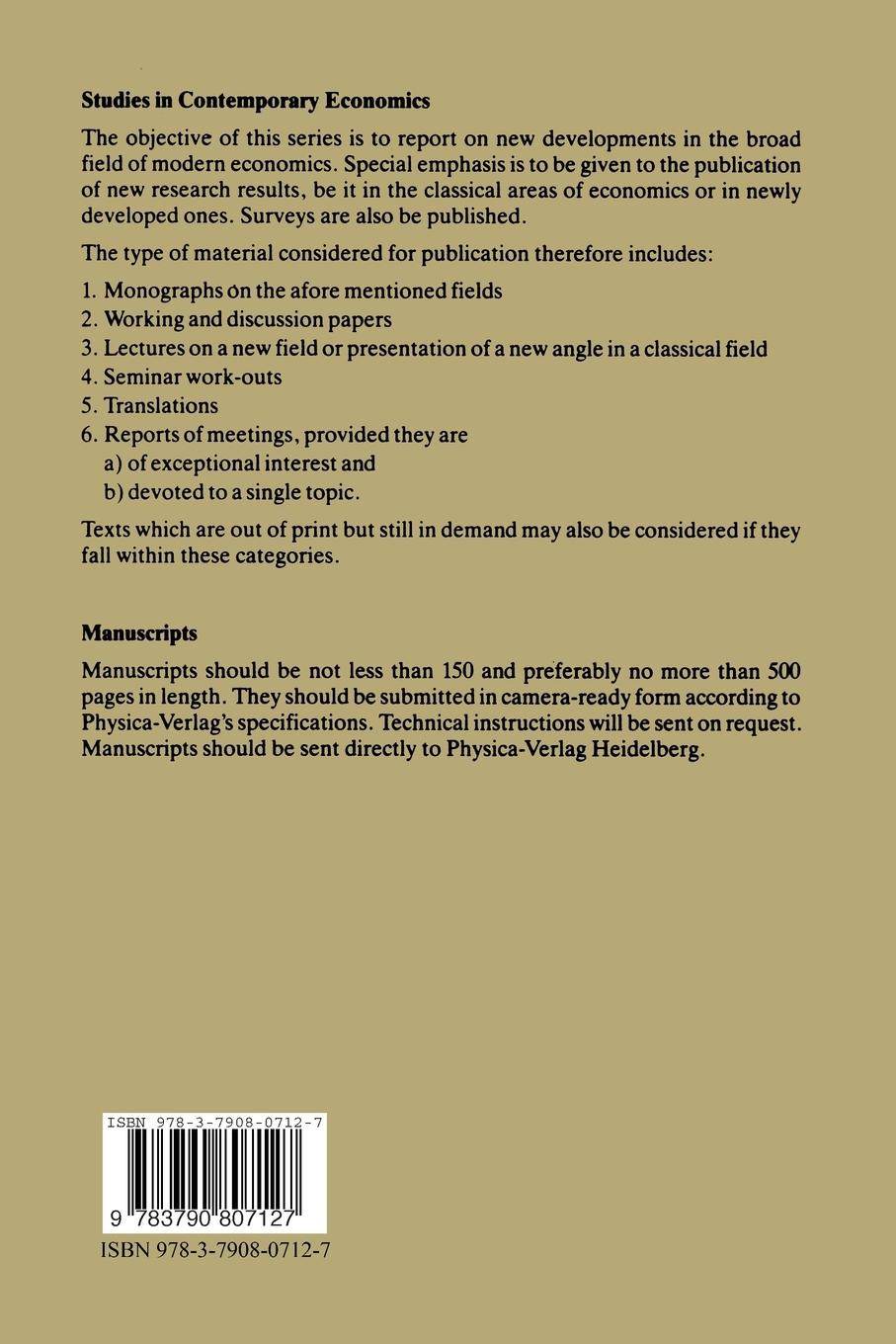 Rückseitencover Dynamic Factor Demand in a Rationing Context
