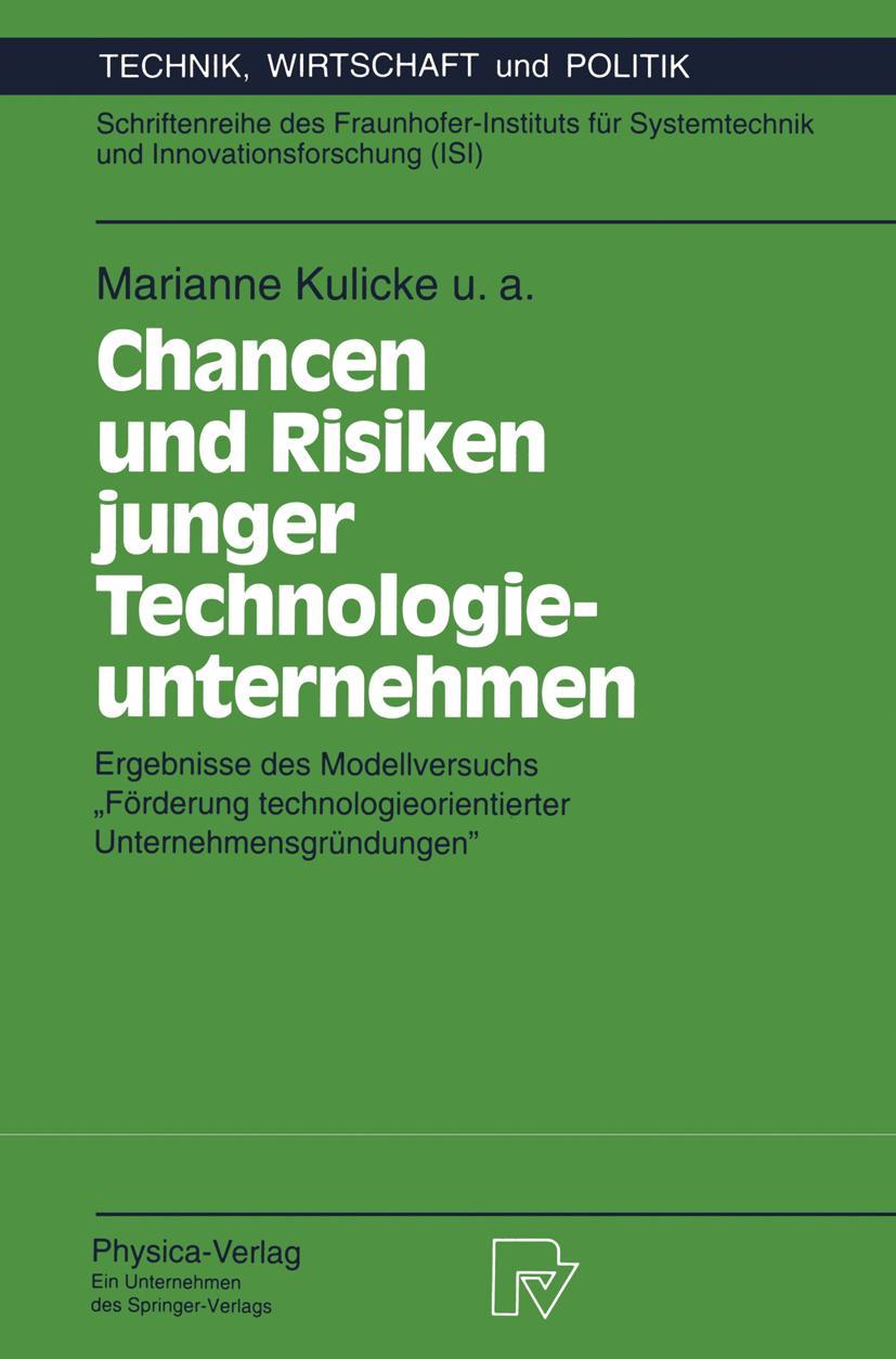 Vorderes Coverbild Chancen und Risiken junger Technologieunternehmen