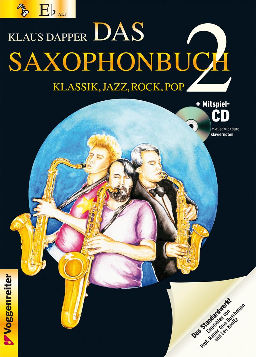 Vorderes Coverbild Das Saxophonbuch 2 (Version Eb + Bb)