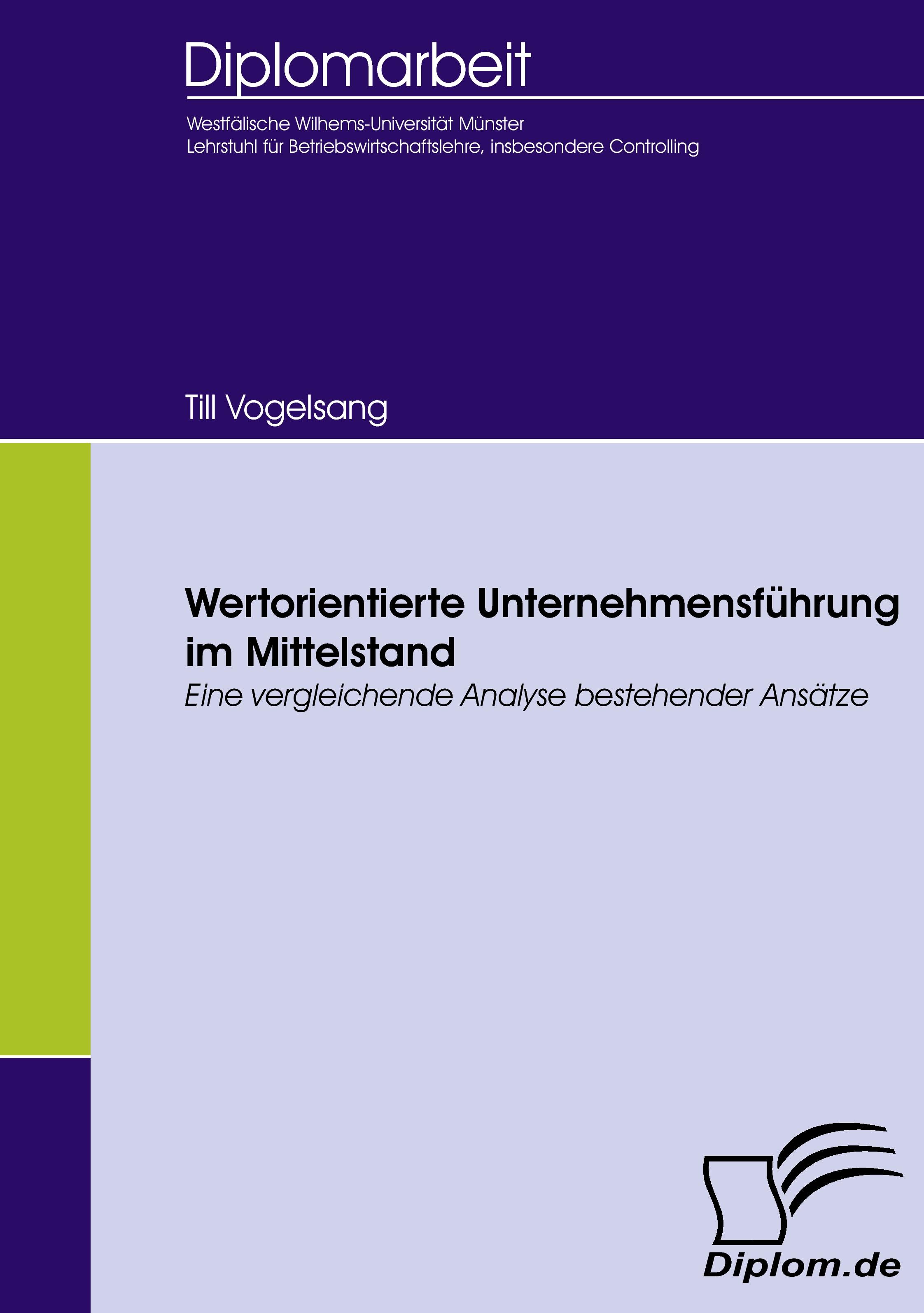 Vorderes Coverbild Wertorientierte Unternehmensführung im Mittelstand