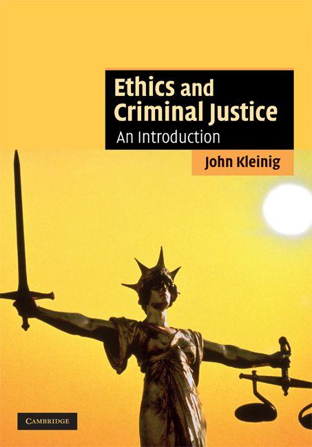 Vorderes Coverbild Ethics and Criminal Justice