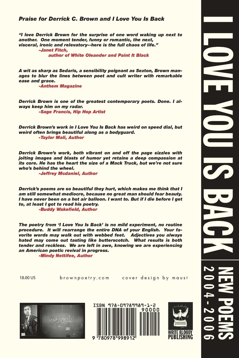 Rückseitencover I Love You Is Back