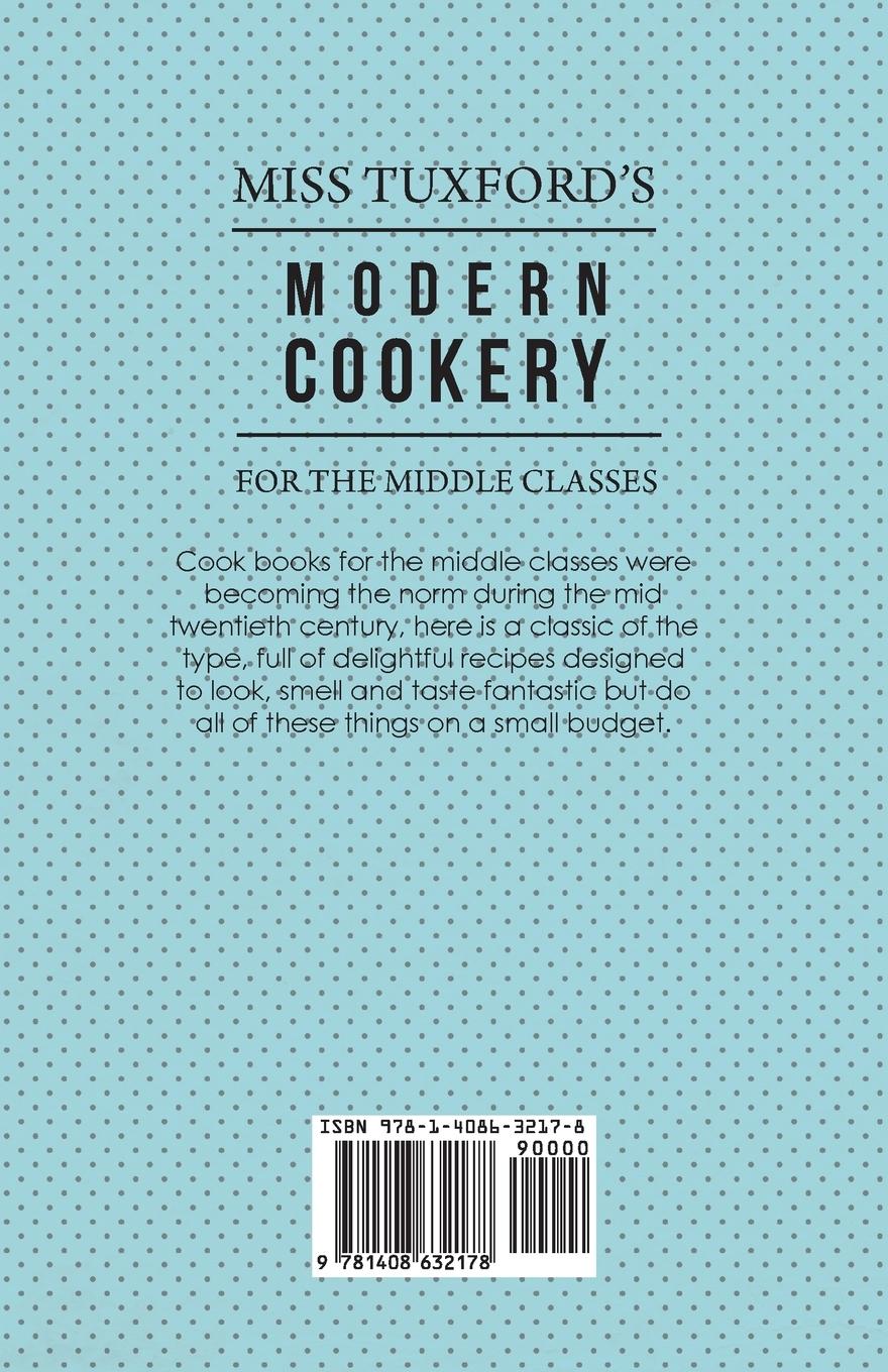 Rückseitencover Miss Tuxford's Modern Cookery for the Middle Classes