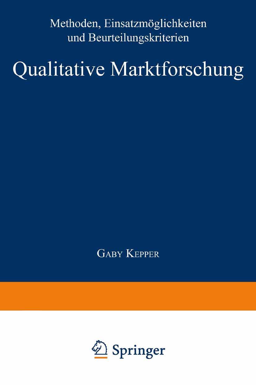 Vorderes Coverbild Qualitative Marktforschung