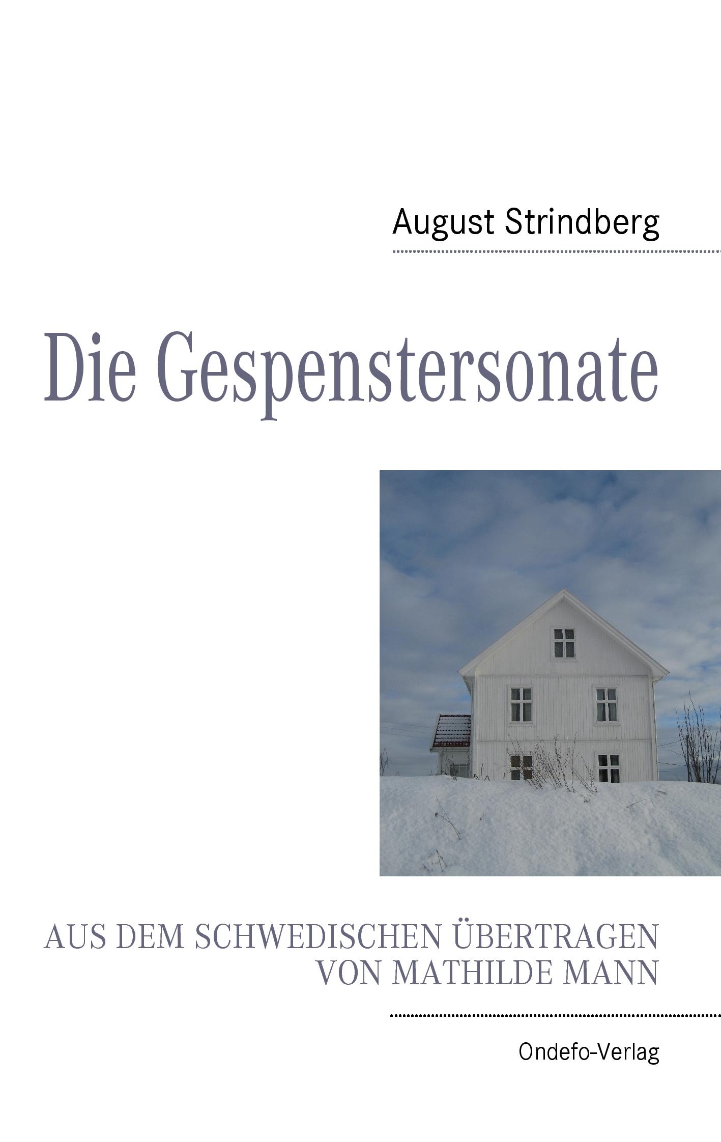 Vorderes Coverbild Die Gespenstersonate