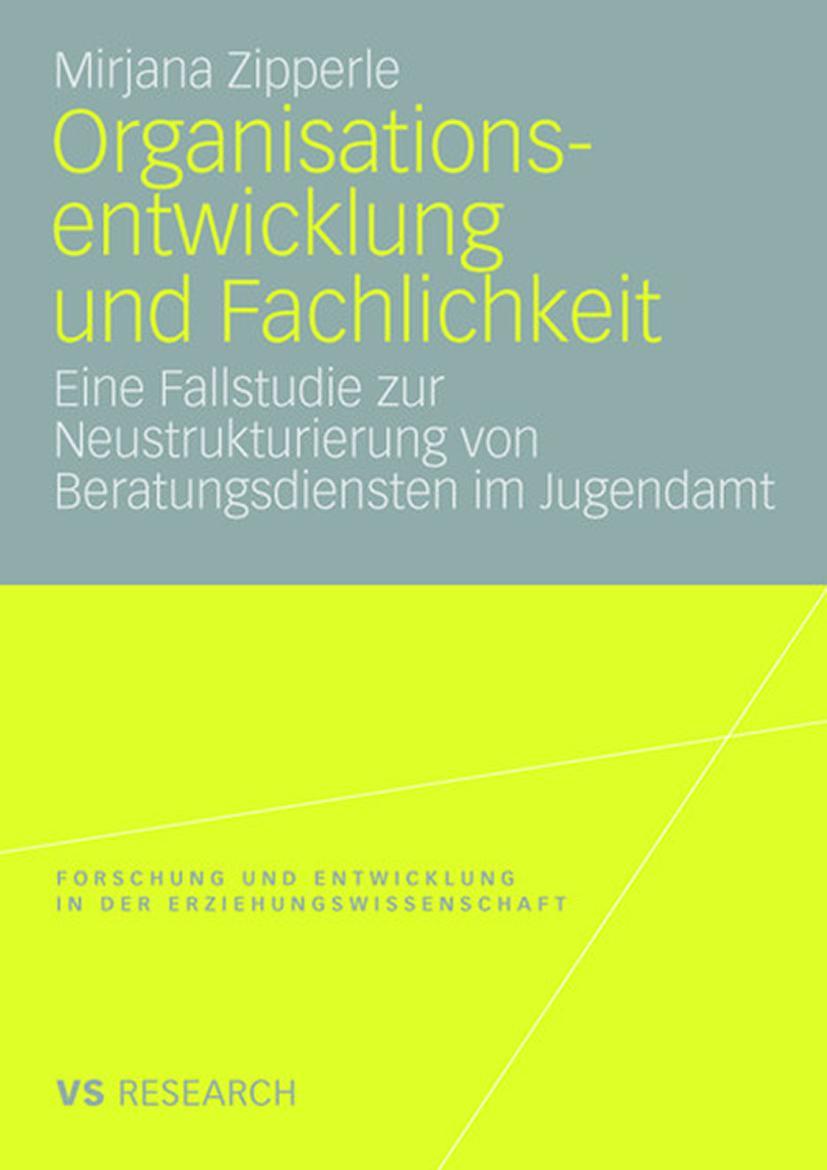 Vorderes Coverbild Organisationsentwicklung und Fachlichkeit